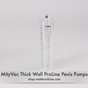 MityVac ProLine Thick Wall Penis Pumps 1.5 & 2  displayed.mp4